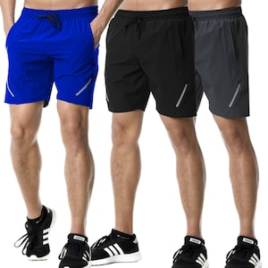 Shorts for Men, Mens Sport Shorts, Short Workout and Running, Short with pockets