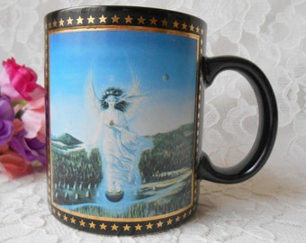 Vintage Otagiri Virgo Astrology Zodiac Cup Mug August 23 to September 23 Birthday or Christmas Gift