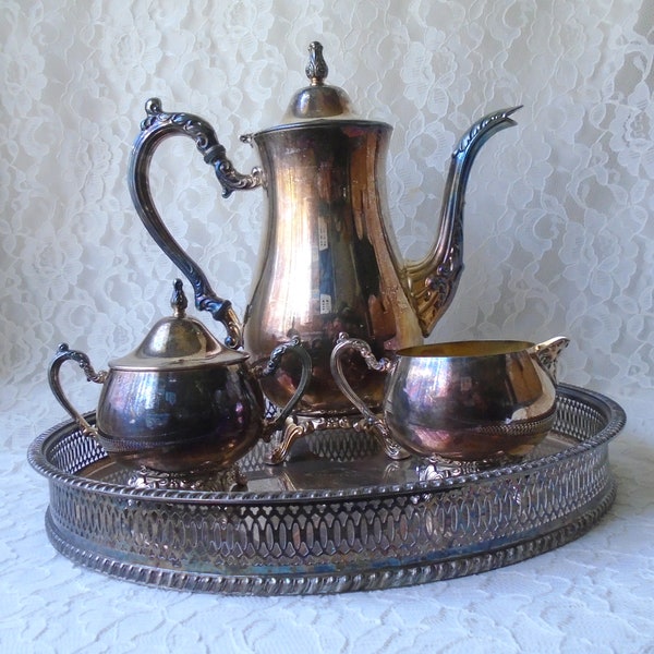 Oneida Silver Teapot Etsy