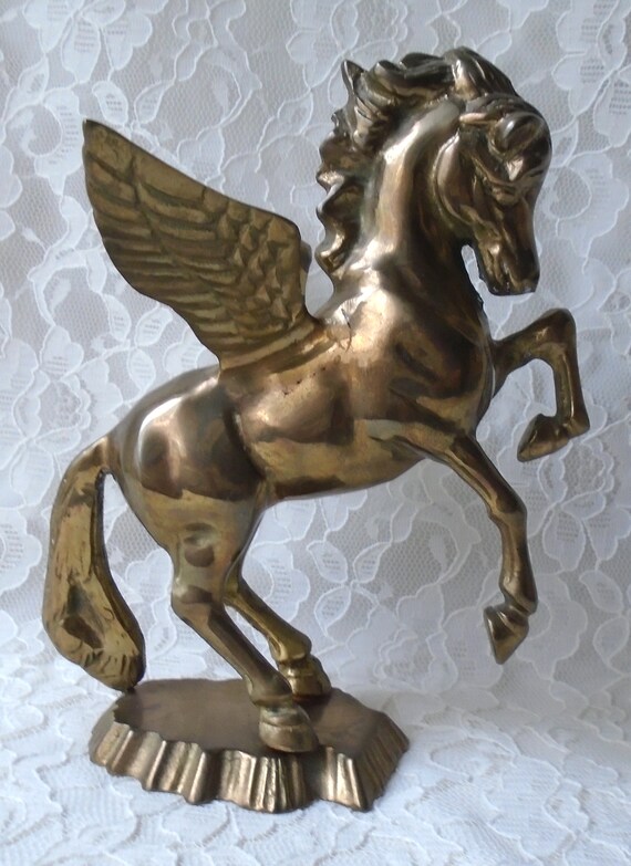 Flying Horse Figurine for Home Decor Top Collection 11 Greek Pegasus Statue in Cold Cast bronze