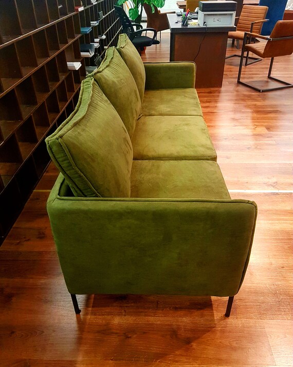 Carlos Ii Modern Compact Sofa Vintage Loft Style 123 Seater Etsy