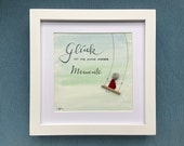 Sea glass hand-hand-cutter image quot Happiness is the sum of beautiful moments quot