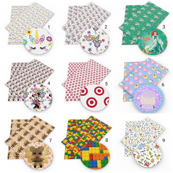 Characters faux Leather Wholesale Sheets Sets Bundles Etsy