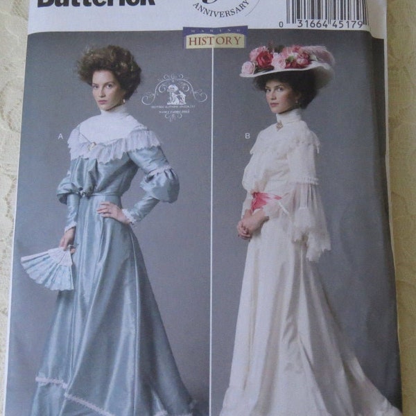 Butterick B5970 Sewing Pattern Steampunk Victorian Era Top, Skirt & Belt, Size F5 16-24 Making History Costume Reenactment Drama