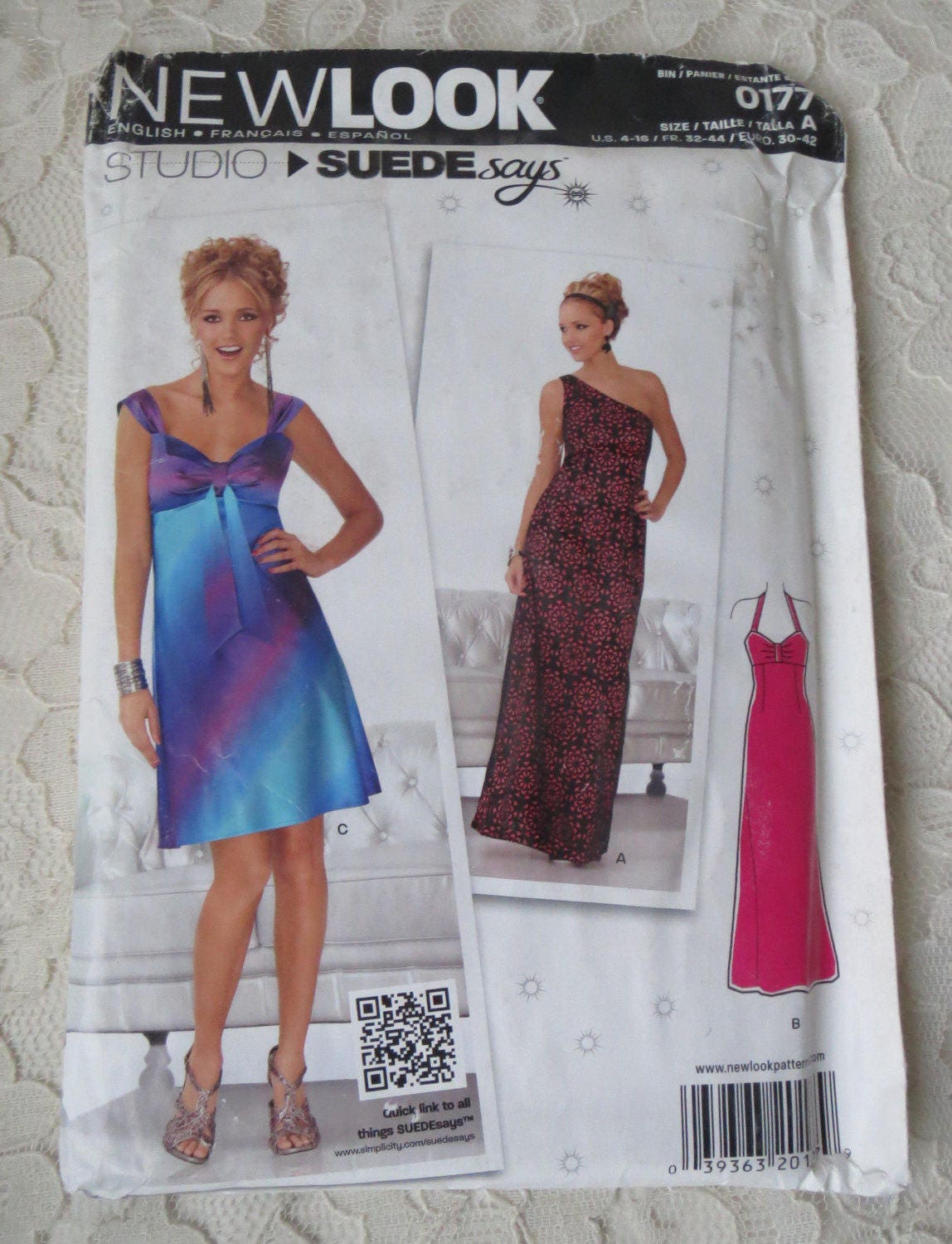 Buy NEW LOOK Simplicity Sewing Pattern D0686 6454, Misses Formal Evening  Gown, US Size 8-18, Factory Folded Uncut, Direction Insert Included Online  in India - Etsy