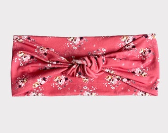 Bandeau à nœud floral, bandeau de yoga, bandeau de course, bandeau d’entraînement, bandeau floral, bandeau antidérapant, bandeau à nœud supérieur