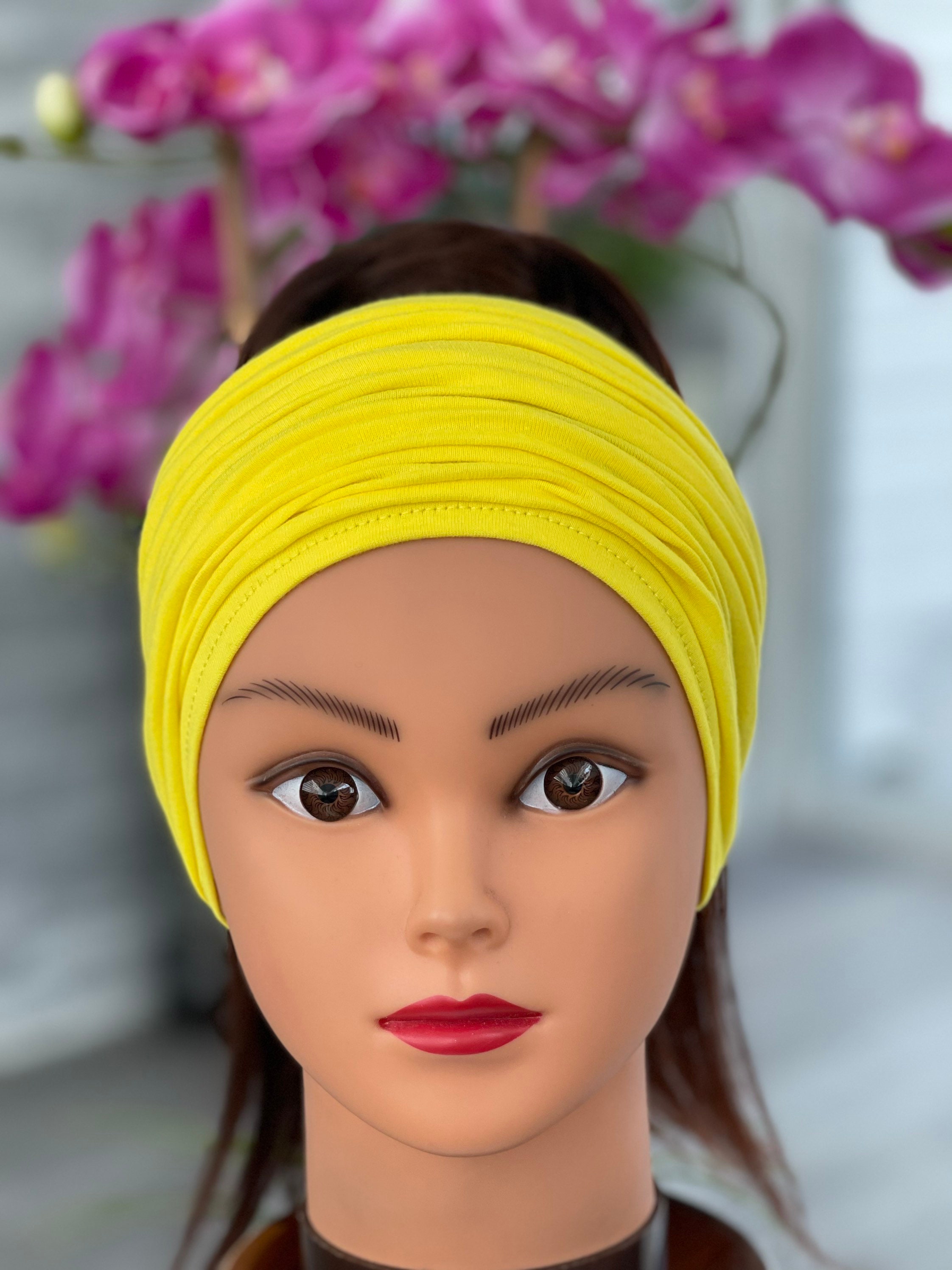 Breites Stirnband-Set, 4 Stück – Turban-Stil, Elastisch, Für Yoga, Sport, Als Schweißband Oder Stylisches Accessoire