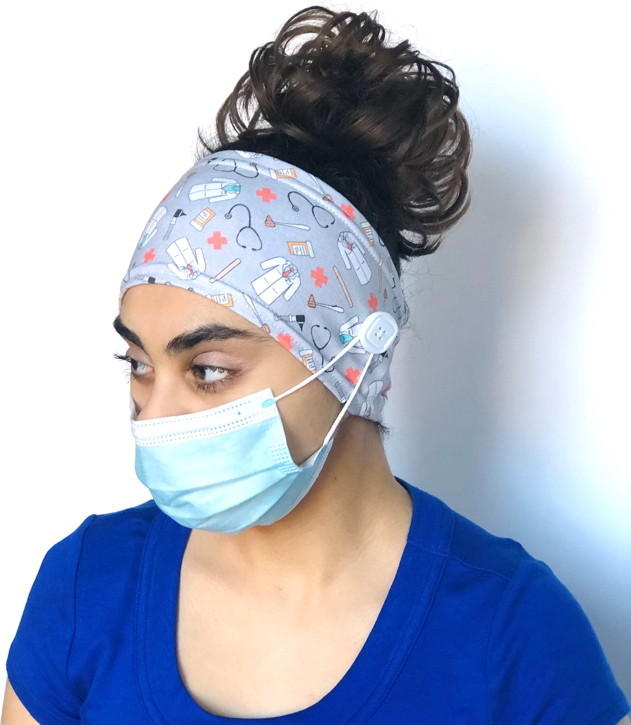Scrunch Doctor Headband medical Headband Medicine Headband Etsy