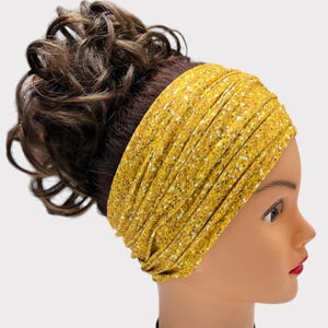 Scrunch Headband, Extra Wide Headband, Nurse Headband, Workout Headband, Fall Headband, Healthcare Headband