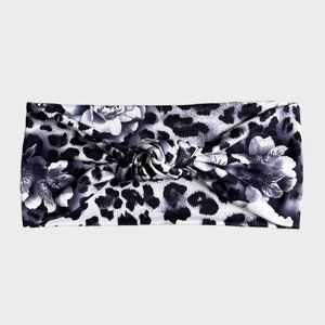 Loped knot Headband, Top Knot Headband, Twisted Headband, Twisted Turban Headband, Knotted Headband, Yoga Headband, Floral Headband