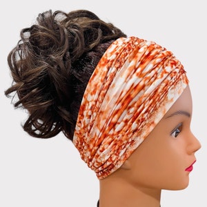Scrunch Headband, Extra Wide Headband, Workout Headband, Nurse Headband,  Headband, Running Headband, Women Headband, Yoga Headband