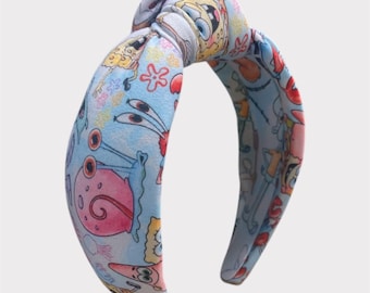 SpongeBob Headband, Patrick Headband, SpongeBob Square pants Headband, Nurse Headband, Twist Headband, Cartoon Headband