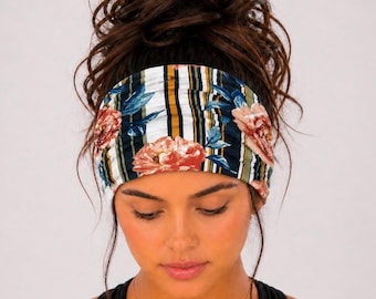 Scrunch Headbands, Extra Wide Headband, Workout Headband, Yoga Headband, Running Headband, Women's Headband, Headscarf