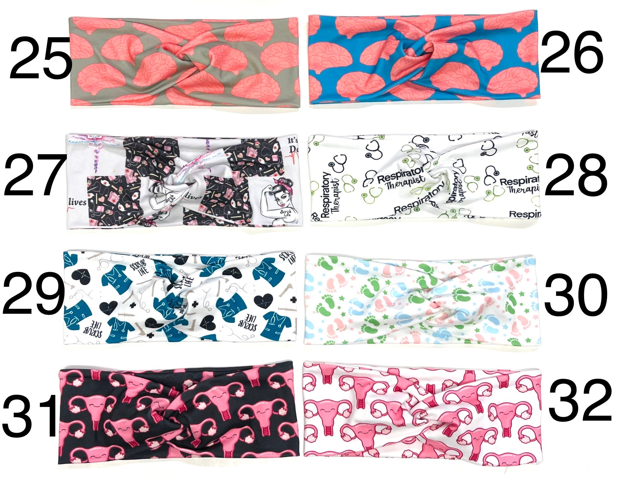 Nurse Headband Hospital Headband Healthcare Headband Doctor Etsy