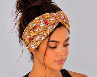 Pumpkin Halloween Headband, Fall Headband, Healthcare Accessory