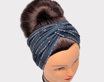 Friends Headband, Nurse Headband, Extra Wide Headband, Turban Headband, Nurse Headband, Wide Headband,