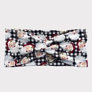 Christmas Headband, Holiday Headbands, Extra Wide Headband, Nurse Headband, Wide headband, Santa Headband, Healthcare