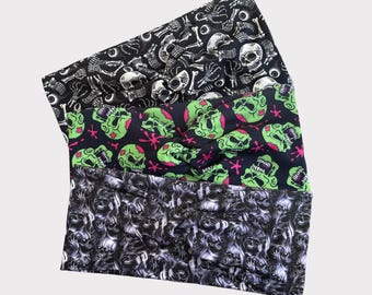 Halloween Twist Headband, Wide Headband, Twisted Headband, Extra Wide Headband, Nurse Headband, Yoga Headband, Floral Headband