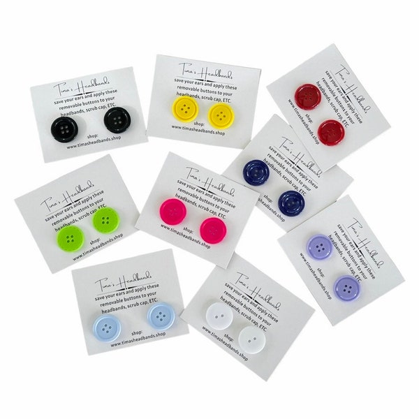 Magnetic Buttons, Removable Magnetic Buttons, Magnetic Buttons For Headband, Headband Buttons