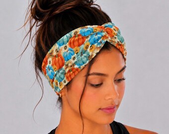 Pumpkin Halloween Headband, Fall Headband, Healthcare Accessory