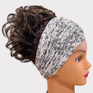 Scrunch Headbands, Extra Wide Headband, Workout Headband, Nurse Headband, Tie-dye Headband, Running Headband, Women Headband