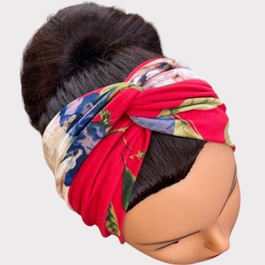 Turban Headband, Extra Wide Headband, yoga Headband, Nurse Headband, Wide Headband, Floral Headband, Twisted Headband