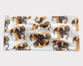 Dog Headband, Wide Headband, Buttons Headband  Nurse Headband, Twist Headband, Turban Headband, Extra Wide Headband