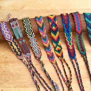 Silk Friendship Bracelet, Handwoven Braided Bracelet, Macrame, Knotted, Pattern, Surfer Bracelet, Ethnic, Tribal Bracelet, Bohemian Jewelry