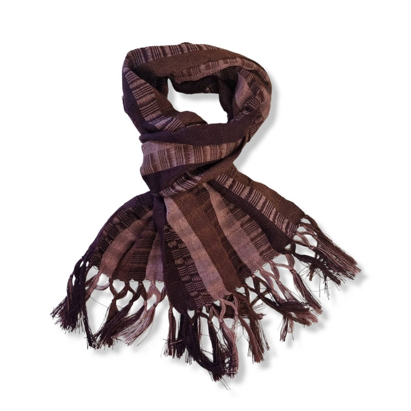 Multi-Color Fringe-Trimmed Blanket Scarf