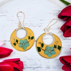 Ariki paua shop shell earrings
