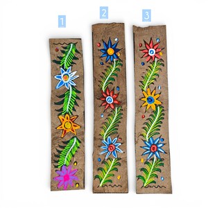 Amate Paper Bookmark, Traditional Mexican Bird Design - Handcrafted Book Divider image 3