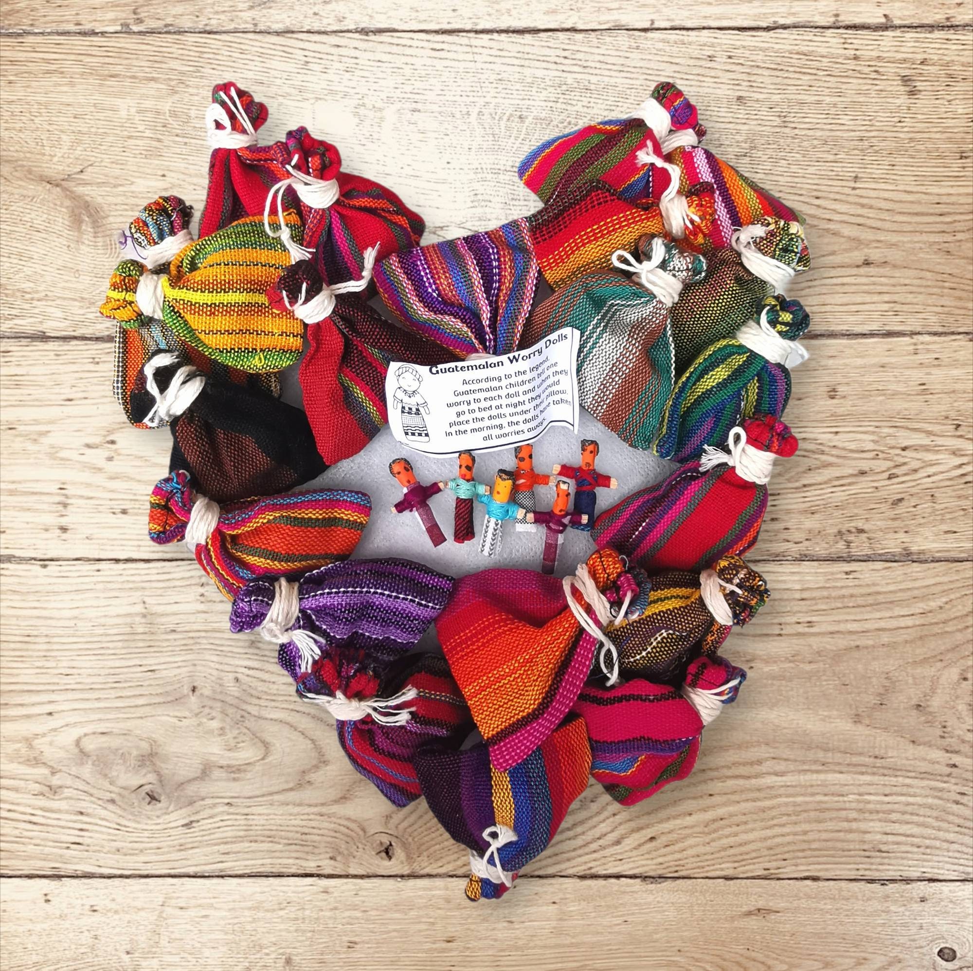 Guatemalan Worry Dolls Trouble Dolls Worry People Set of 3 - Etsy UK