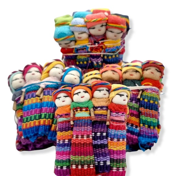 Guatemalan Worry Dolls (Set of 6), Guatemalan Gifts