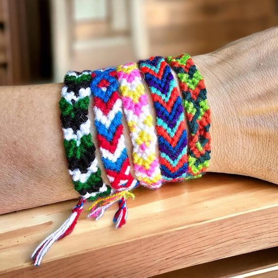 Buy Woven Friendship Bracelets, Wool, Set of 7, Multi Color, Macrame, String Bracelets, Bohemian Beach Jewelry, Festival Bracelet, Boho Chic Online in India - Etsy Buy Woven Friendship Bracelets, Wool, Set of 7, Multi Color, Macrame, String Bracelets, Bohemian Beach Jewelry, Festival Bracelet, Boho Chic Online in India - Etsy