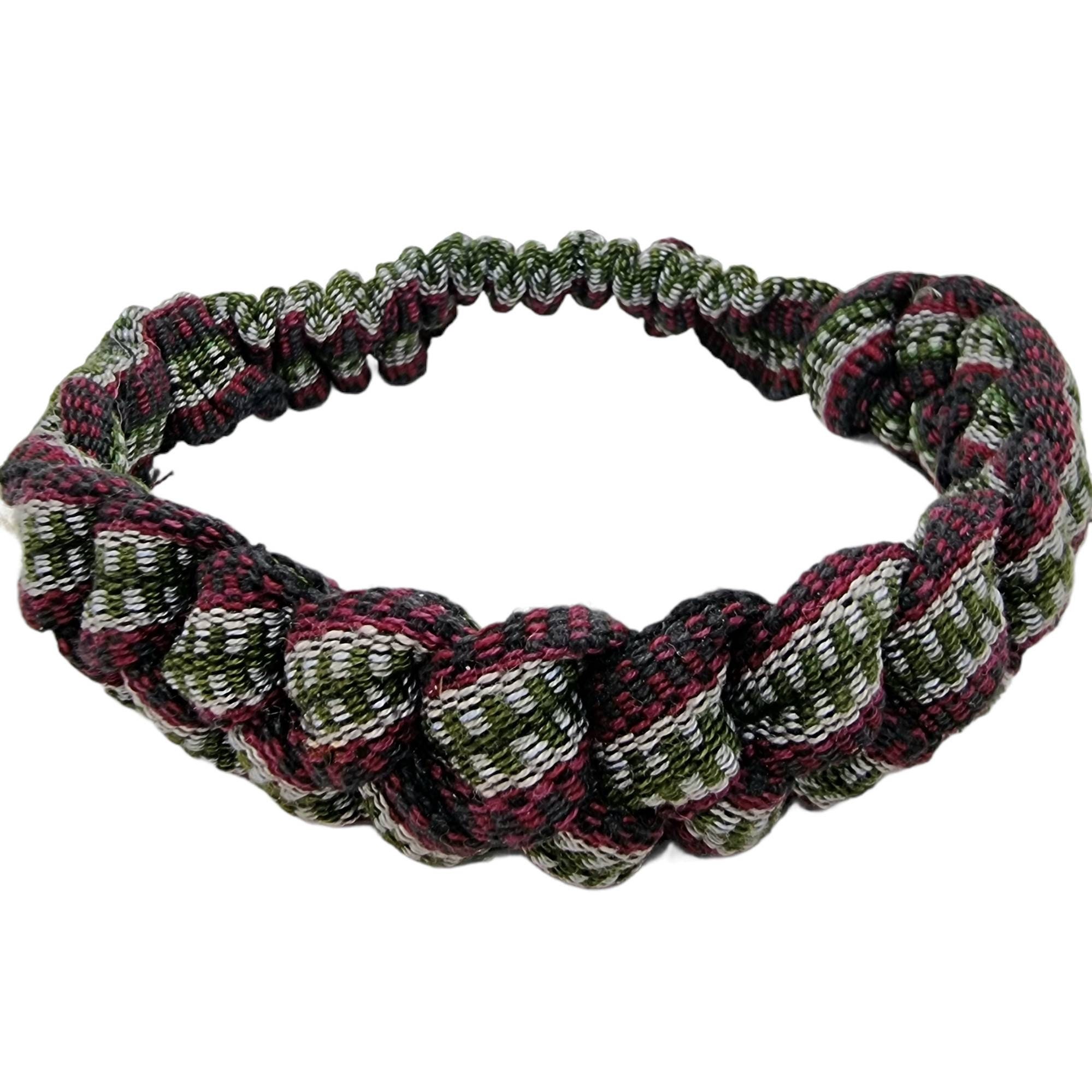 Guatemalan Headband Reversible Fabric Braided Hair Headband Etsy