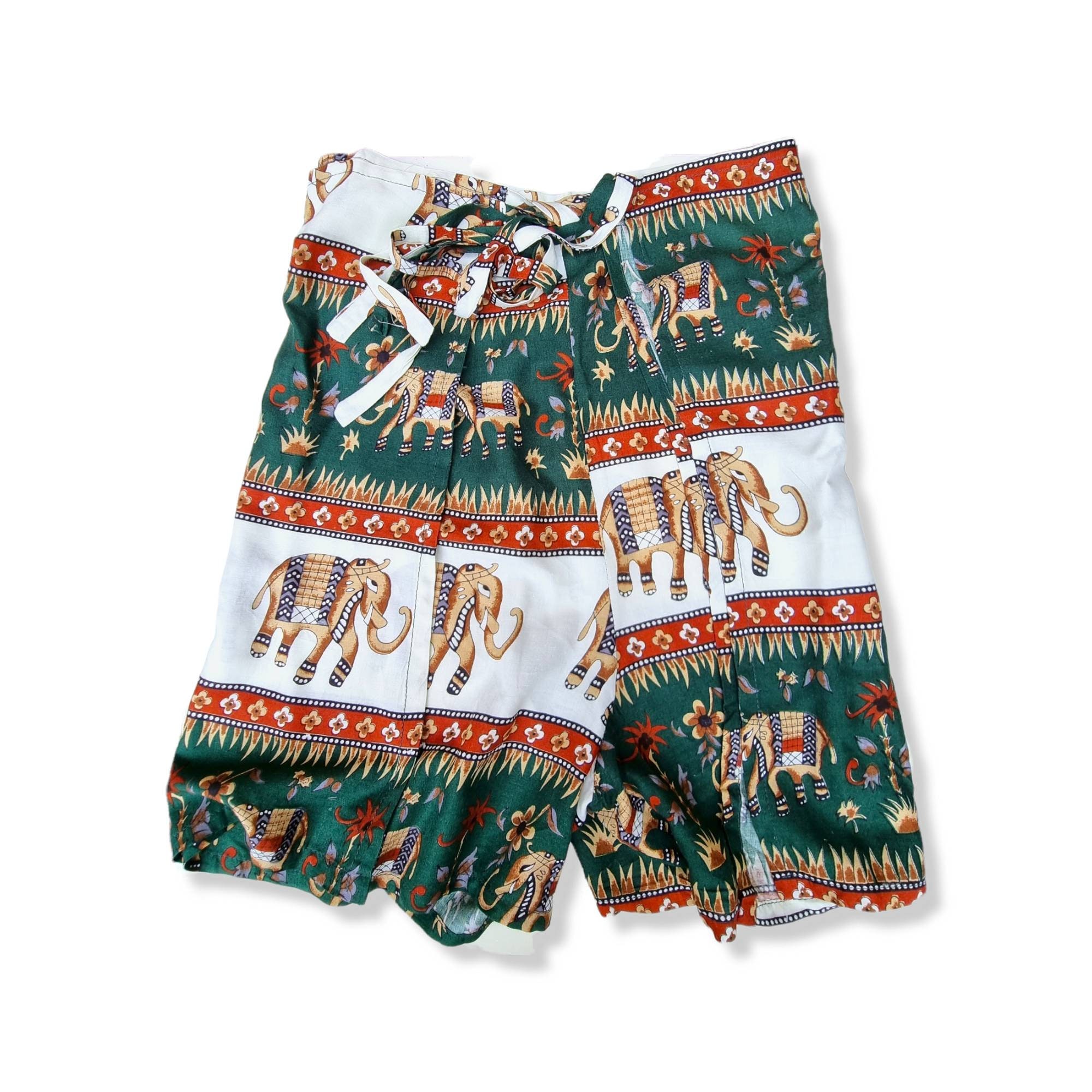 Elephant shorts comfy shorts thailand shorts beach shorts, Clothing, Shoes  & Accessories, Ban Dan