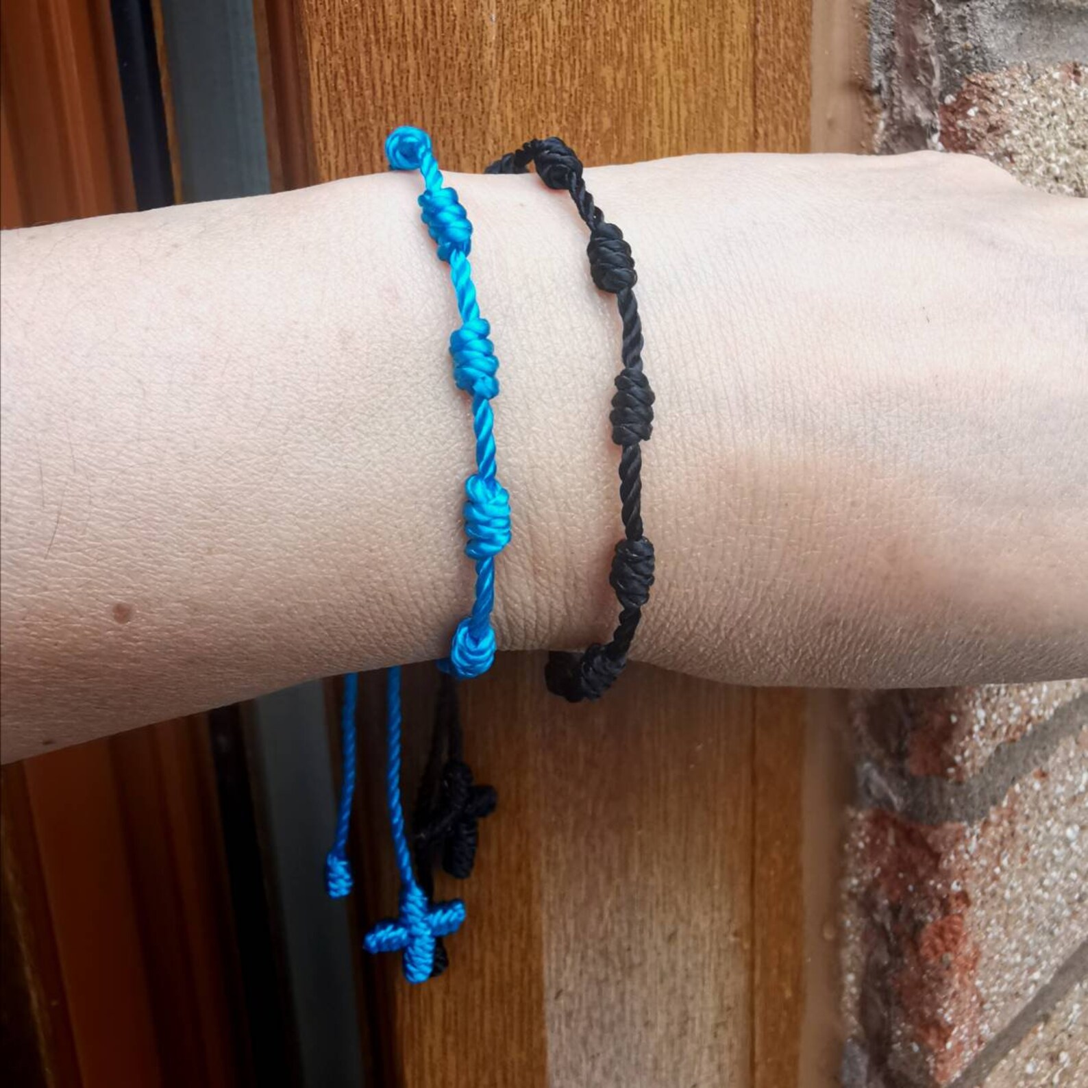 Knotted Rosary Bracelet Mexican Bracelet Handmade Etsy