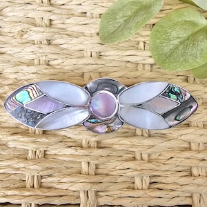 Abalone Barrette - Etsy display picture 1