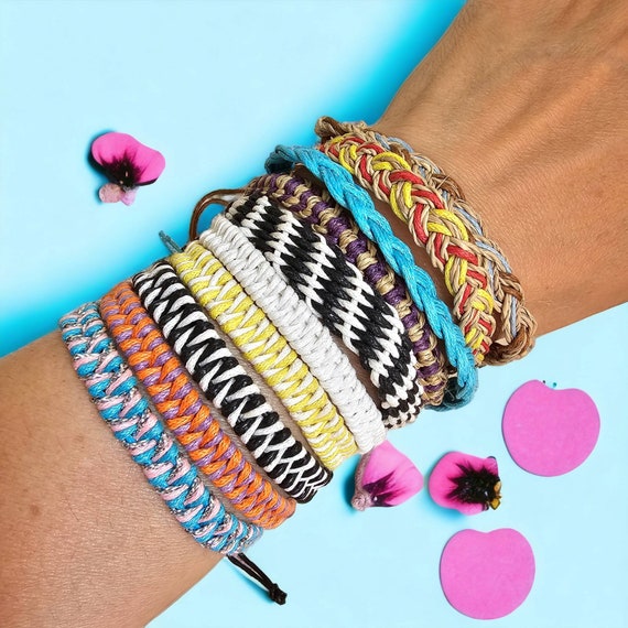 Friendship Bracelet Handmade Woven RopesString Hippy Boho Embroidery  BraceNN F❤❤ | eBay