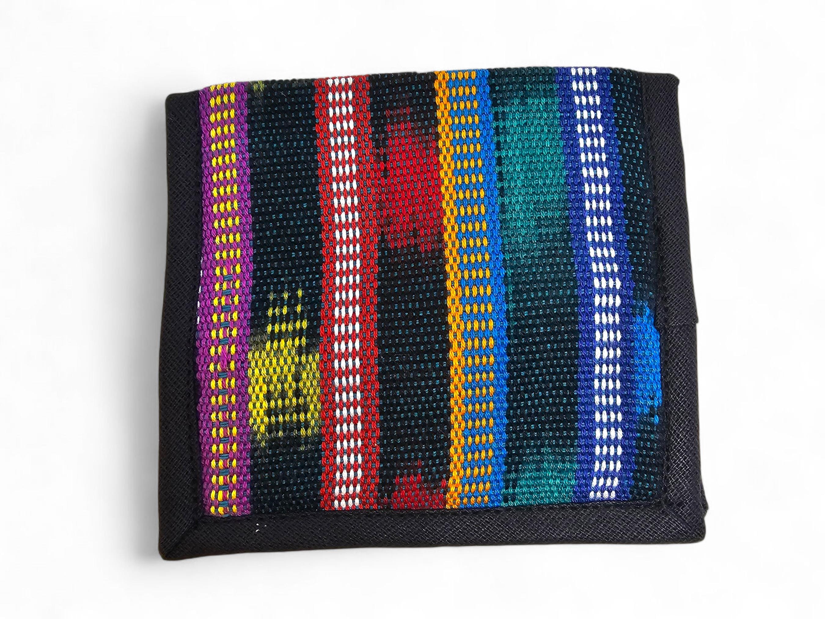 Guatemalan Wallet With Mexican Sarape Design and Striped Pattern ...