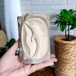 Hand Carved Balinese Dolphin Ornament in Mango Wood – Sea Life Decor, Handcrafted Wooden Dolphin, Dolphin Gift For Him, Animal Lovers Gift