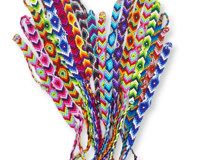 Bulk Friendship Bracelets Wholesale Cotton String Bracelets Etsy UK