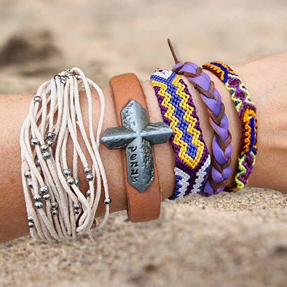 Leather bracelet designs deals