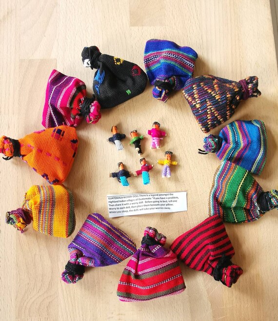 tiny worry dolls