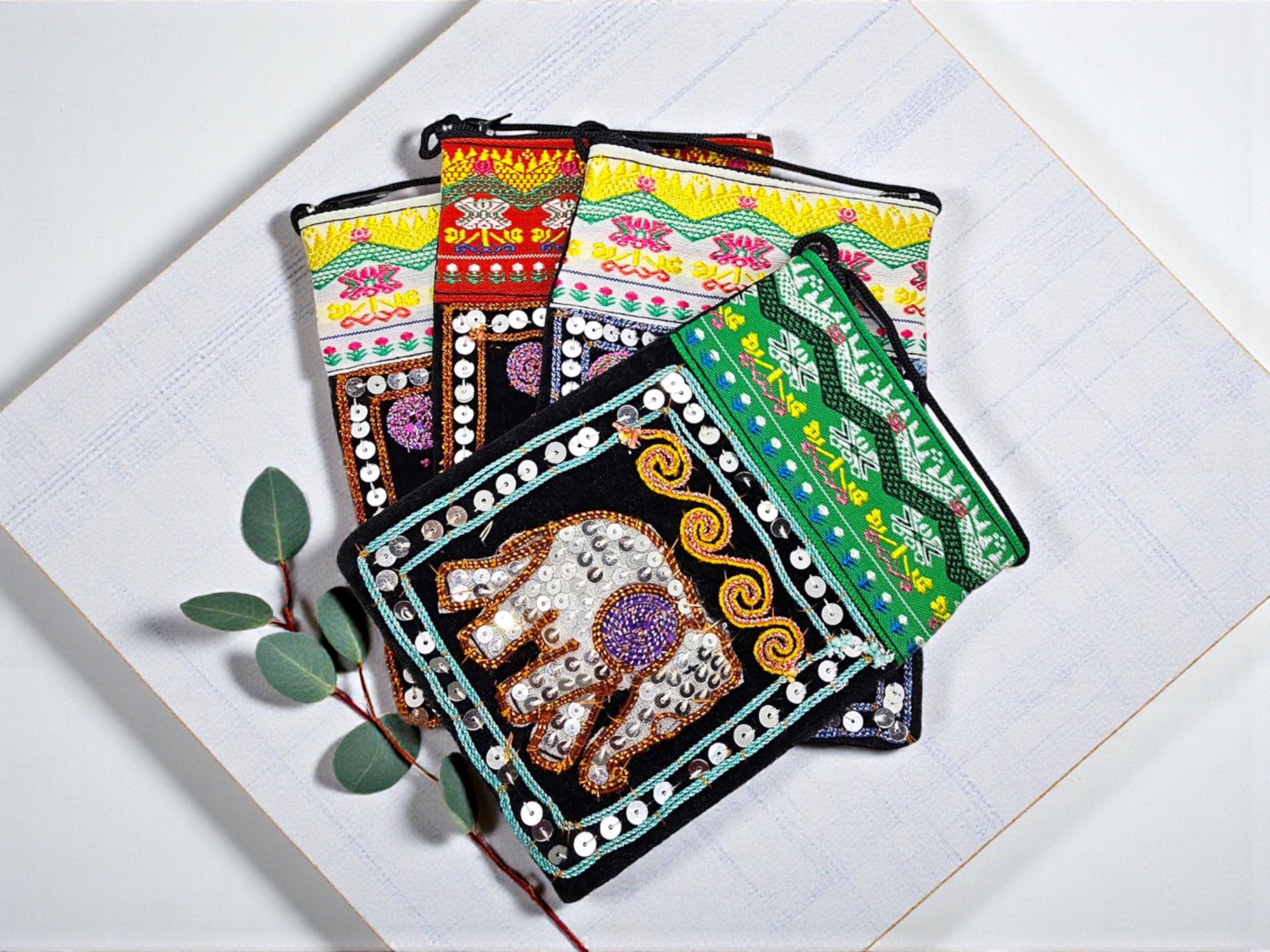 Thai Elephant Pouch - Etsy display picture 1