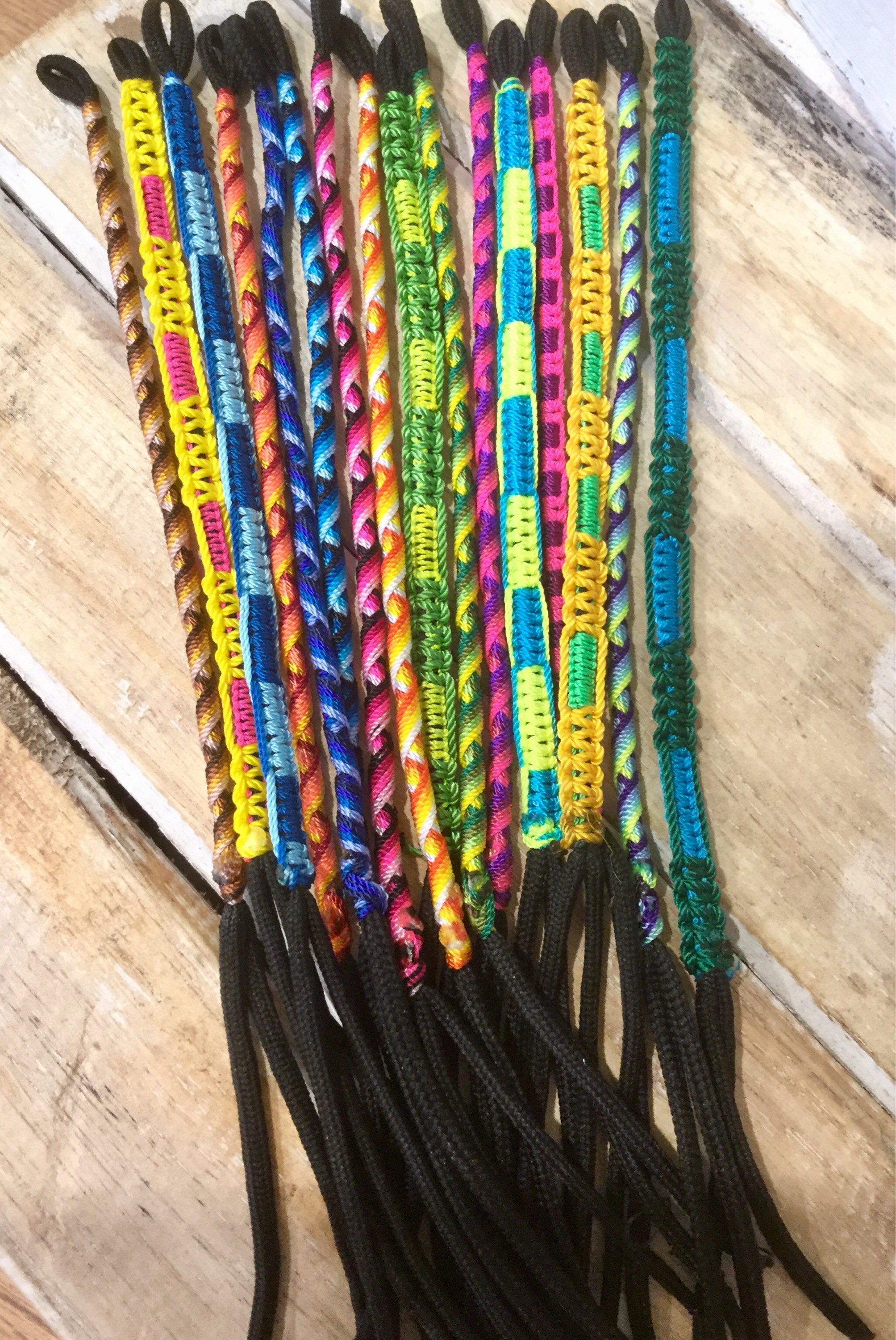 Woven Friendship Bracelet Round Design Set of 3/6/12 pieces Etsy