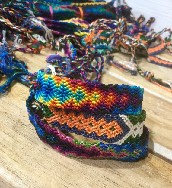 Friendship Bracelets Wave Handmade Kids Woven Braided Bracelet Waterproof  Rope Bracelet Surfer Adjustable Bohemian Wrist Cord for Women Men Jewelry  Party Accessories,Style 3，G164724 - Walmart.com