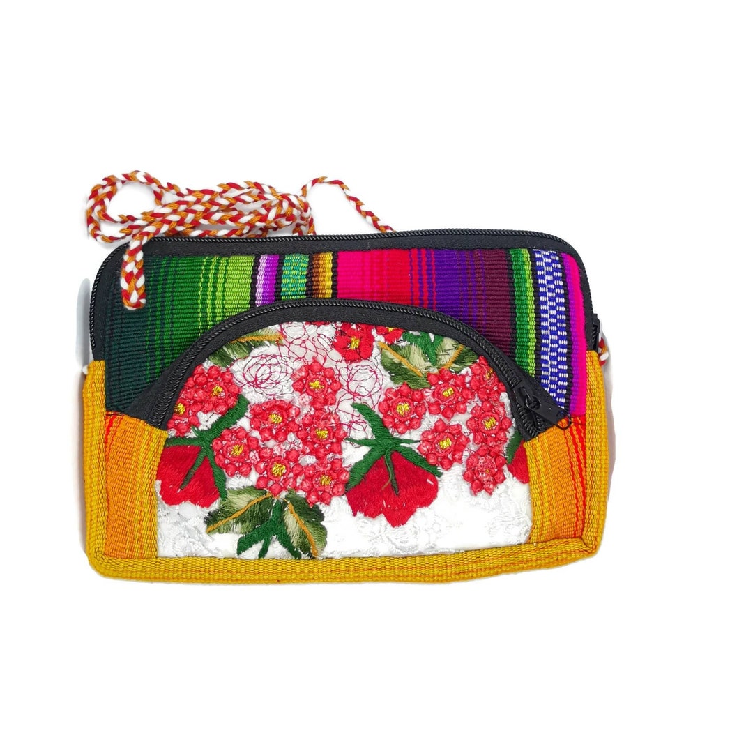 Boho Chic Crossbody Purse with Embroidered Floral Design Etsy 日本