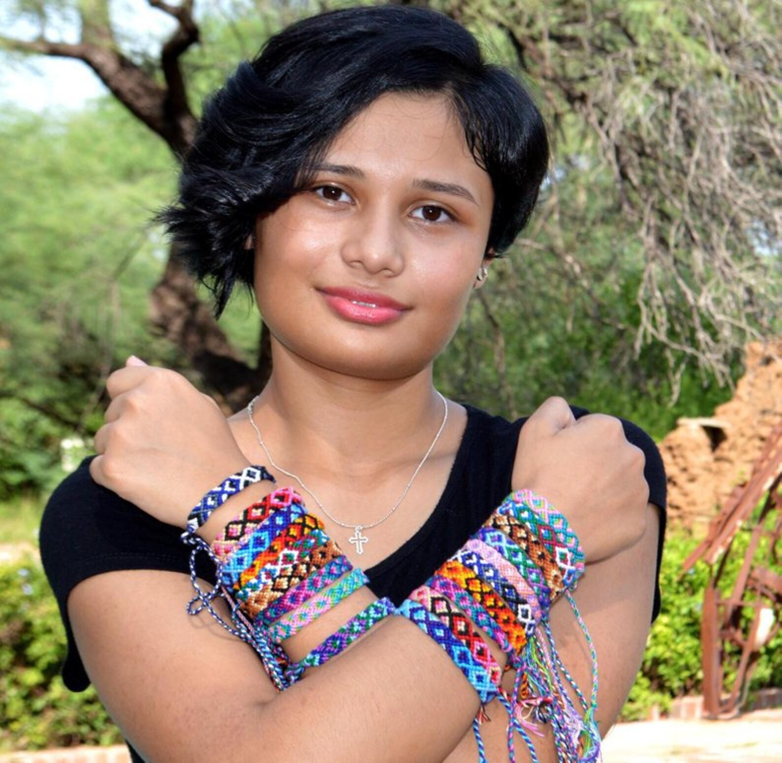 Woven Friendship Braceletcotton String Braceletshippie Etsy