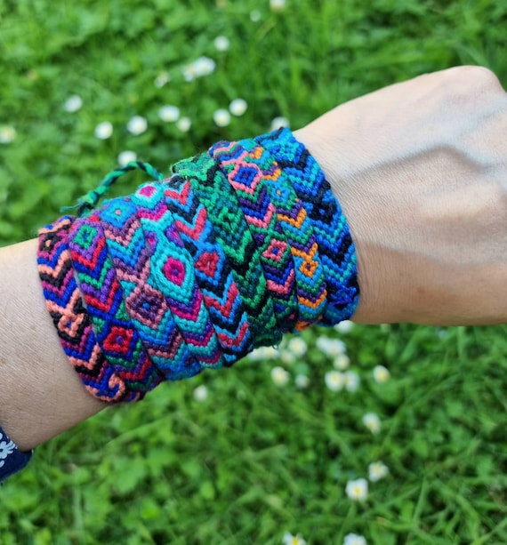 Wholesale Lot of 12 Woven Cotton Friendship Bracelets String Bands Party  Favours | eBay